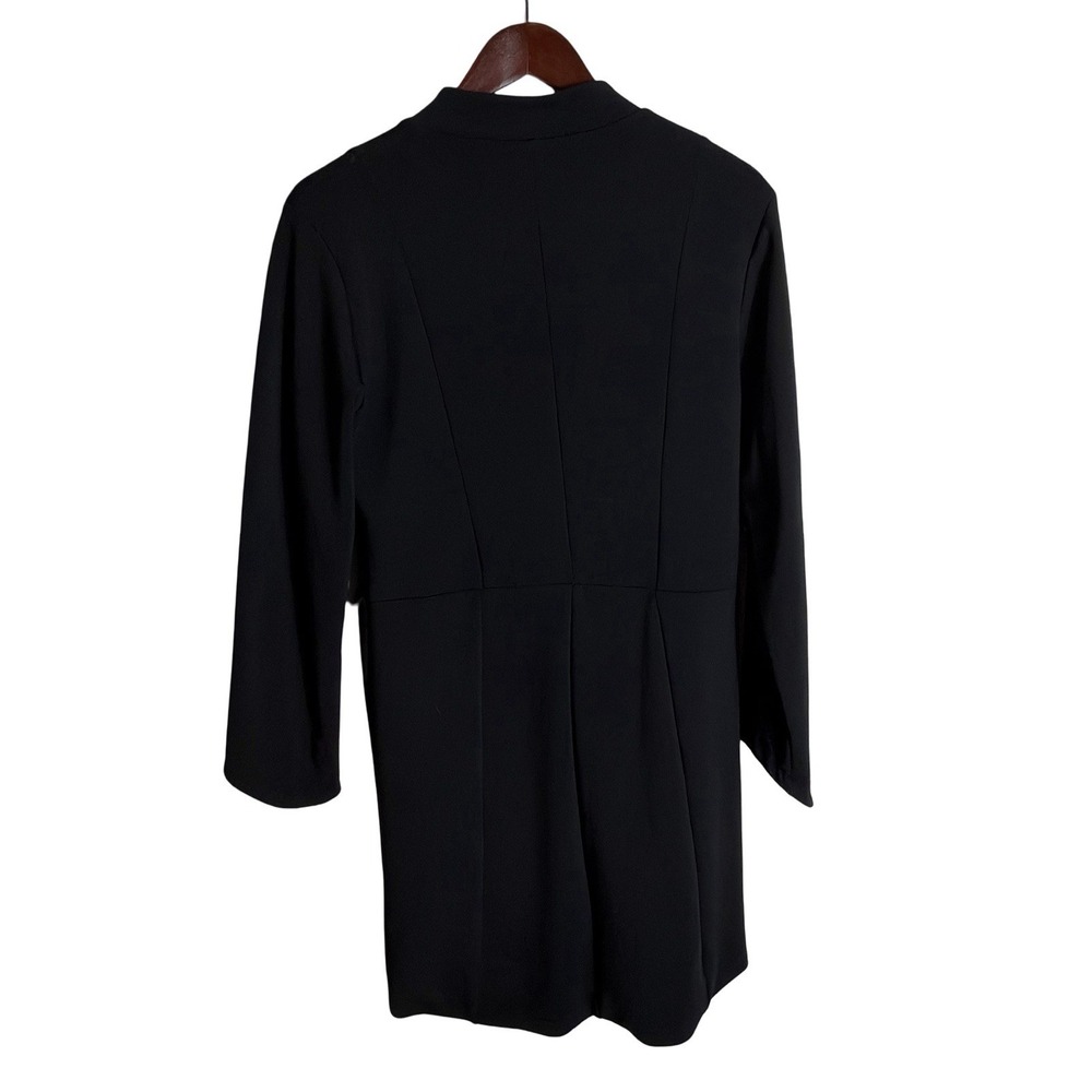 Juffrouw Jansen Amsterdam Women's Large Black Tuxedo Tail Blazer Jacket Zip Up - Picture 5 of 10